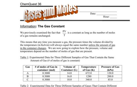 Reading Pdf chemquest 36 gases and moles answers BookBoon PDF
