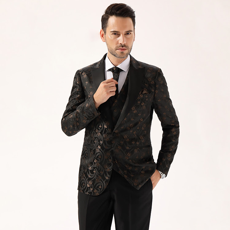 Mens Floral Tuxedo Jacket Embroidered Suit Blazer Jacket Pant For Dinner Party Wedding Prom Buy Men Blazer Jacket Pant Gold Suit For Men Oem Mens Woolen Suits Product On Alibaba Com
