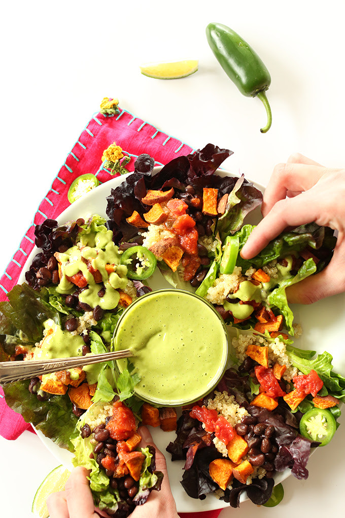 Mexican Quinoa Salad Cups | Minimalist Baker Recipes