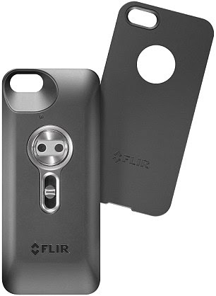 The project can be created by anyone using a projector and Flir One case (pictured).