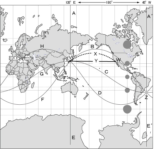 角度の正しい地図