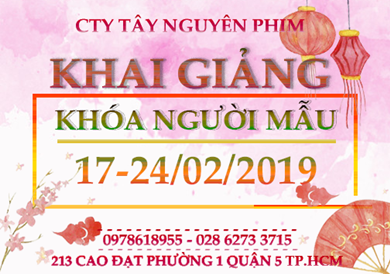 khai giảng khóa học người mẫu nhí