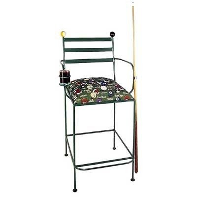 8/9 Ball Spectator Stool w/ Arms Finish: Sand, Fabric: Buff Levante