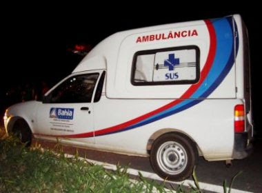 Jaguaquara: Ambulância atropela ciclista e prefeitura abandona veículo em pátio da PRF