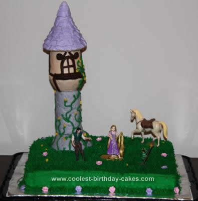 Disney Cars Birthday Party Ideas on Coolest Tangled  Rapunzel  Birthday Cake 8