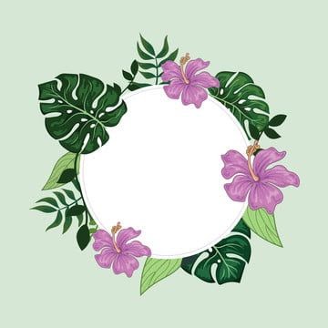 deco bunga daun bulat