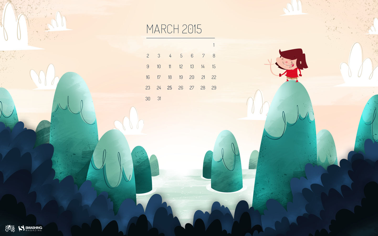 Wallpapers calendar march
