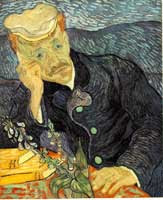 <p>‘Retrato del Doctor Gachet’, de Vincent Van 
Gogh</p>