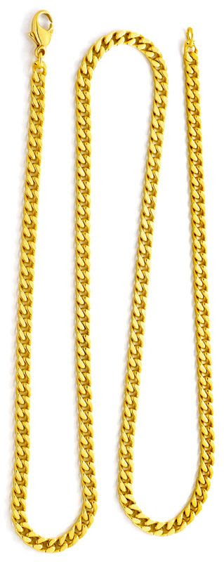 Original-Foto 3, MASSIVE FLACHPANZER KETTE GOLDKETTE