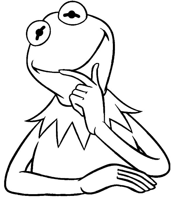 Kermit the Frog thinking