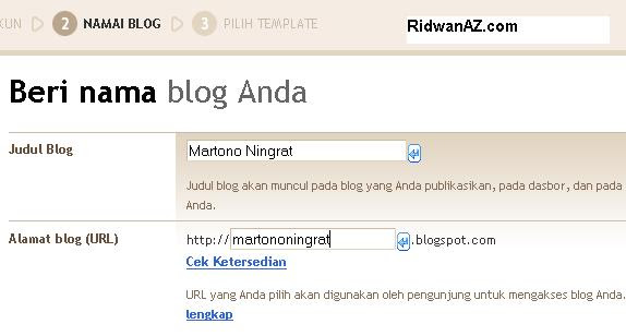 cara membuat blog