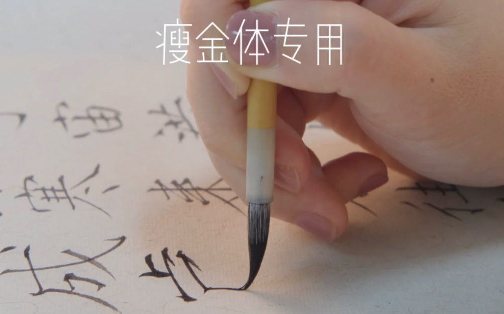 诗无邪文房 清客 瘦金体专用毛笔 哔哩哔哩 つロ干杯 Bilibili