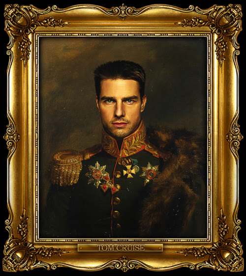 replace face portrait  tom cruise