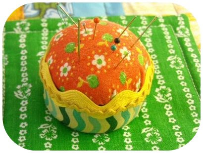 bottle cap pincushion