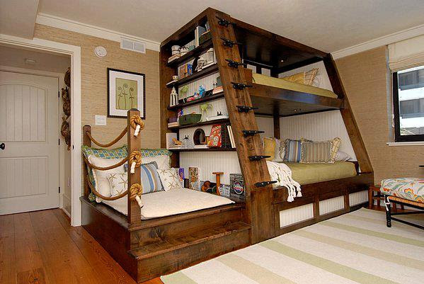 Bunk Bed with Desk Underneath