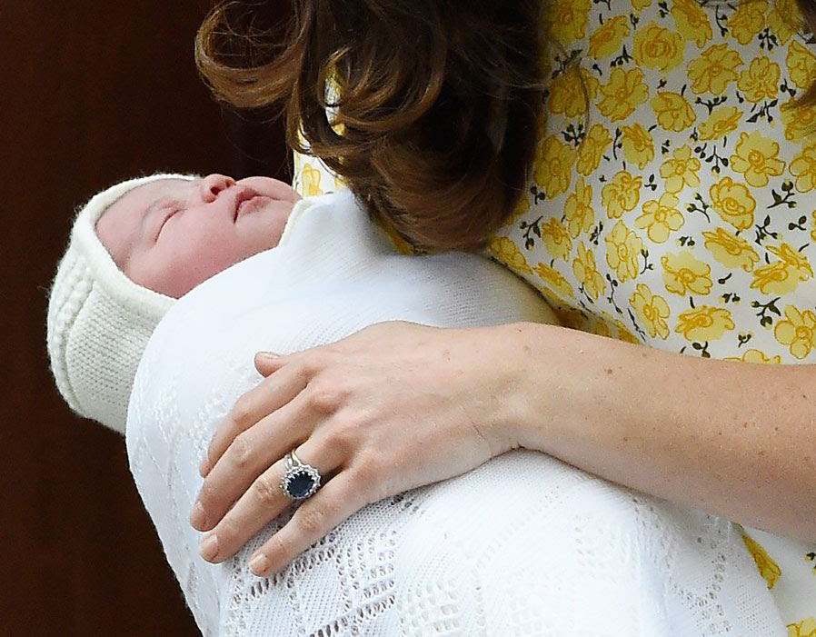 The princess was wrapped in swaddling clothes
