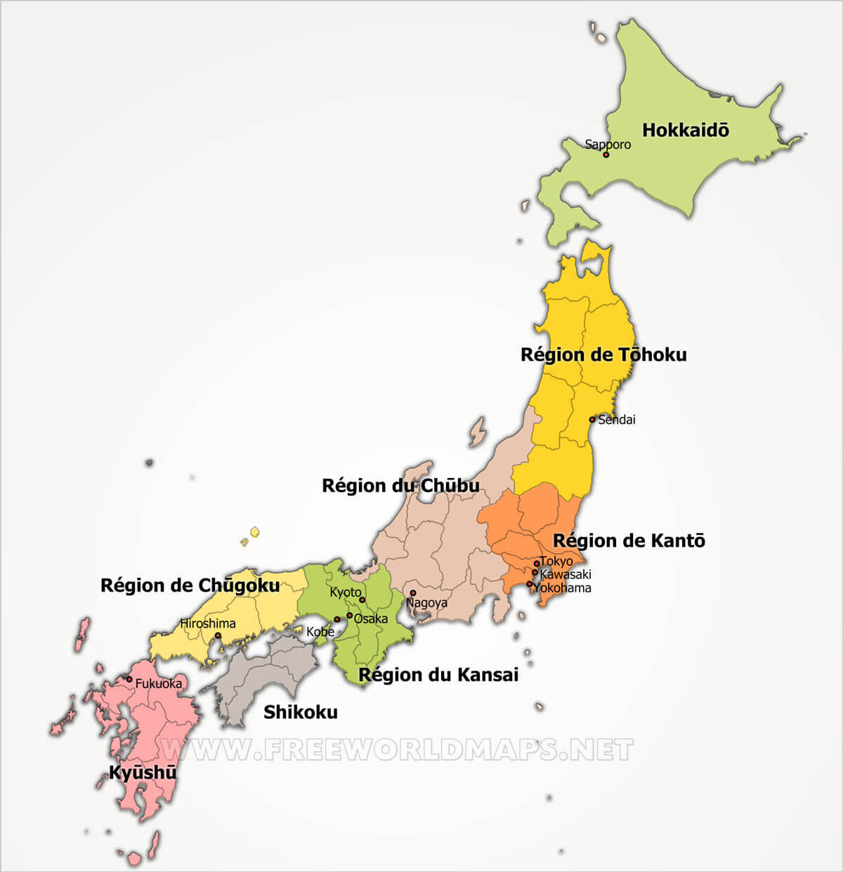 Carte Du Japon