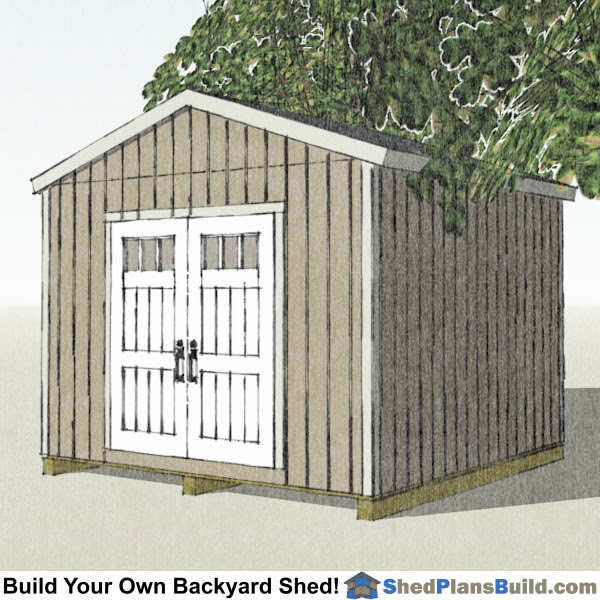 12x12 Backyard Shed Plans | Build Your Own Backyard Shed