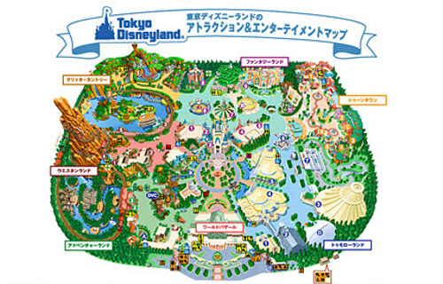 ディズニーランドは東西が未来と過去 南北が現実と夢になっている ディズニー裏話 雑学 トリビアが2 000話以上 ディズニーブログ じゃみログ
