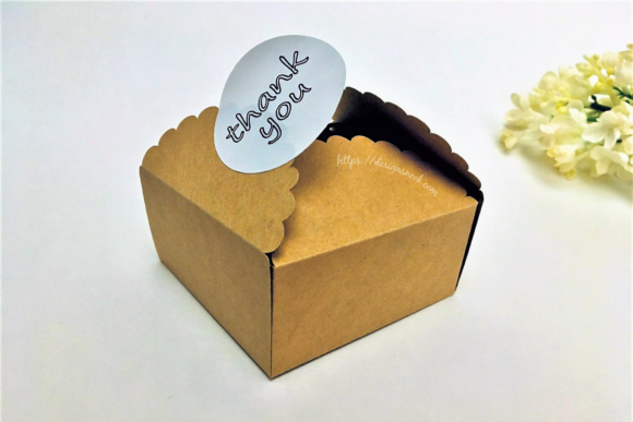 Quotes Scallop Thank You Box DIY 3D SVG Cut Files use them with your Cricut machine to make some adorable fall crafts! #svg #svgfile #freesvg #pumpkin #fall #cricut