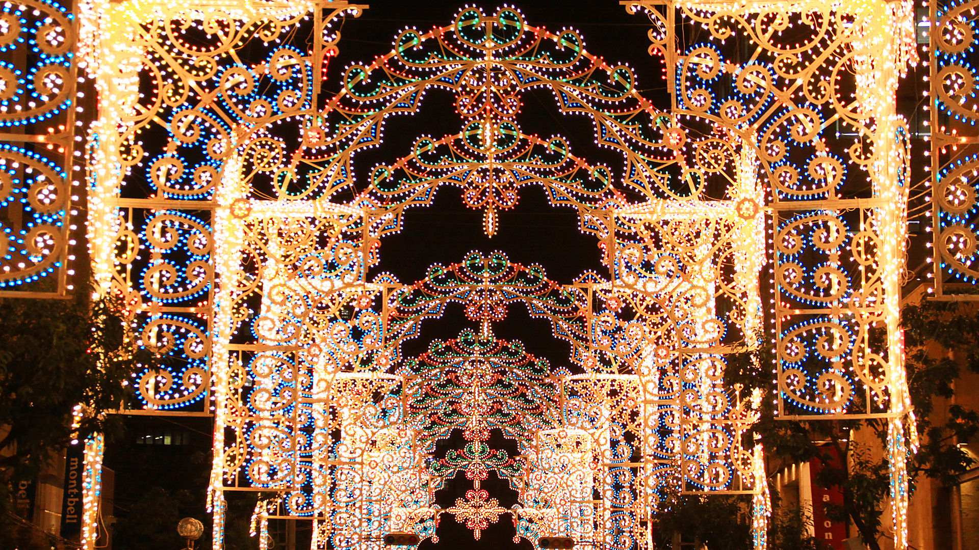 フルhd フルハイビジョン の壁紙 神戸ルミナリエ09画像サイズ19 1080pxのフルhdディスプレイに対応 神戸夜景壁紙 無料壁紙 神戸の夜景情報11 神戸夜景壁紙ブログ