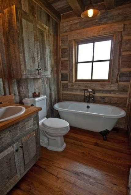 Tile flooring 02:04 a look at the tile choices available and suitable for kitchen. 44 Rustic Barn Bathroom Design Ideas - DigsDigs