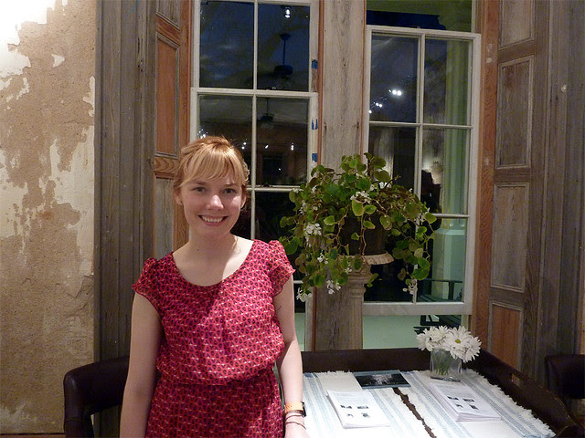 P1050671-2012-03-14-WonderRoot-Atlanta-Preservation-curator-Stephanie-Dowda--The-Future-Is-Behind-Us-Opening-Reception