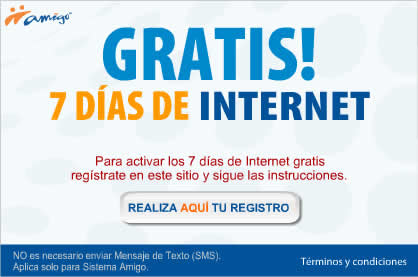 Internet de telcel gratis por 7 dias internet para celular gratis ...