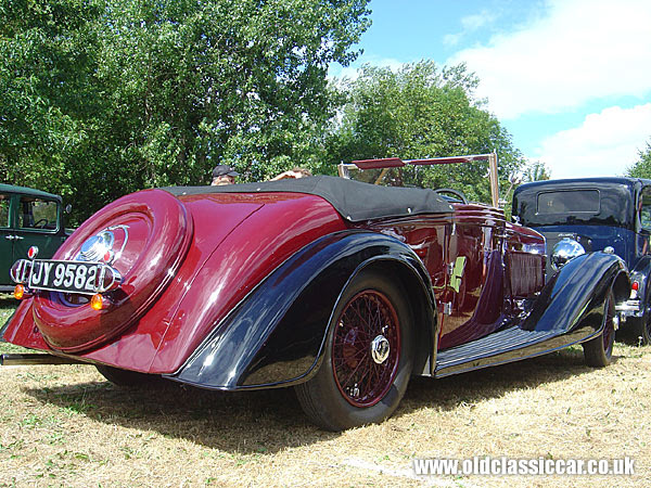 ... value policies for classic cars including the Bentley Vanden Plas Drop