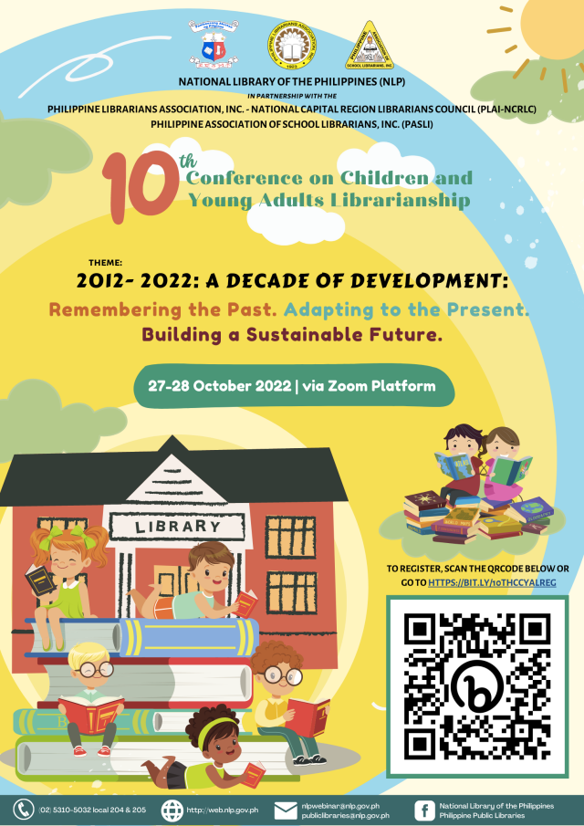 FREE webinar: 10th Conference on Children and Young Adult Librarianship
