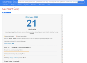 Kalendarzswiat.pl info. Kalendarz Świąt