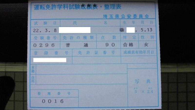本免学科試験 90点 １１ １１ New