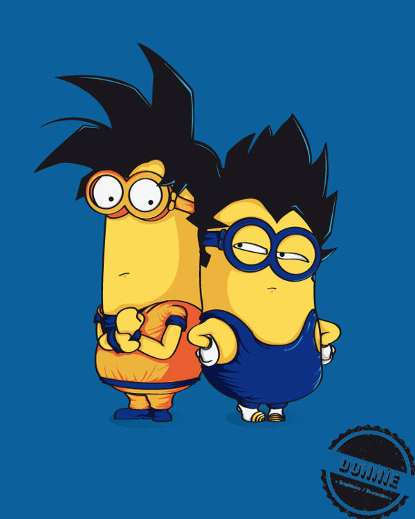 ミニオン がさまざまなキャラクターに変装する可愛いイラストシリーズ K Conf