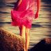 Girl In Pink On The Jetty