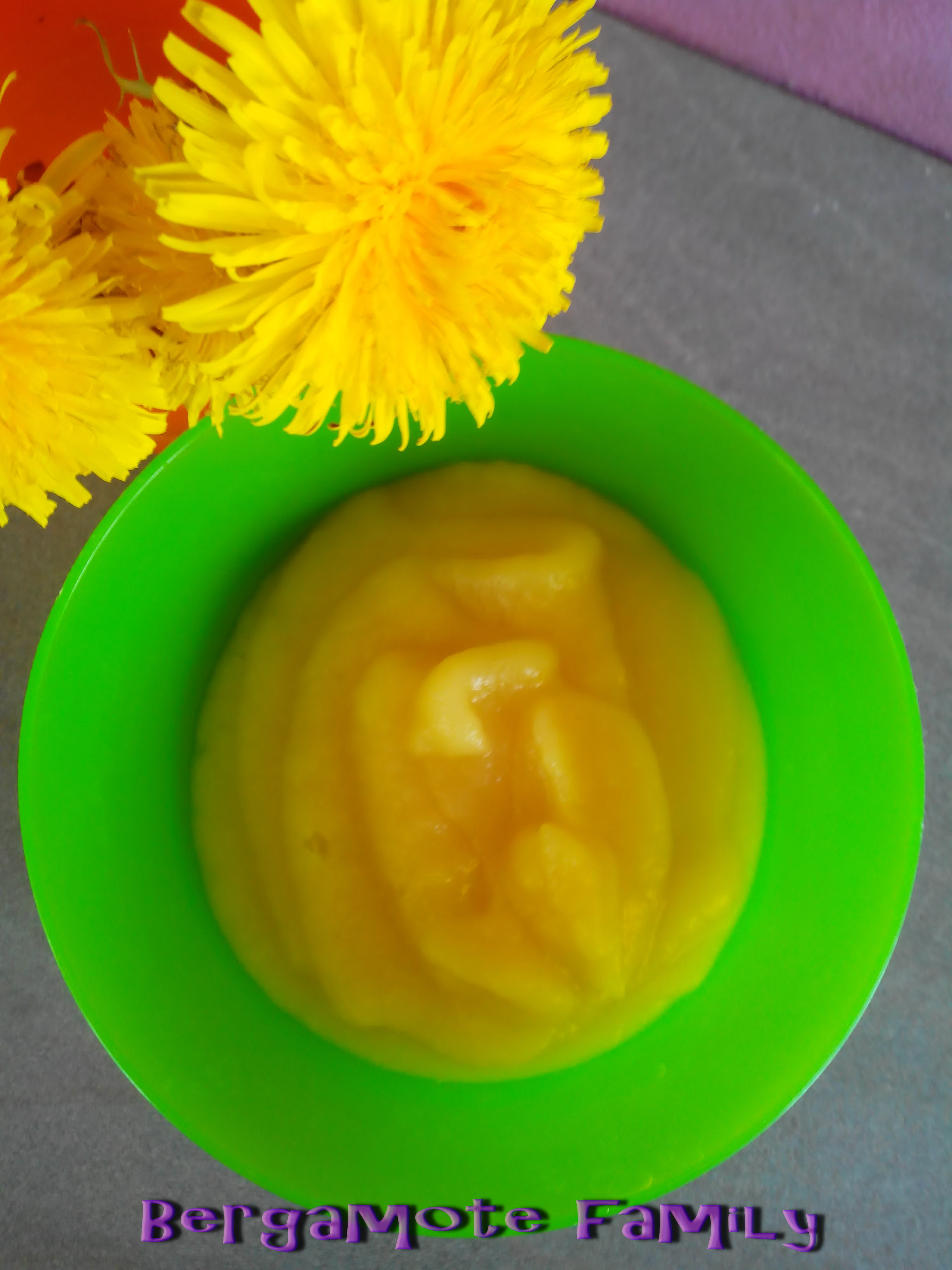 Compote De Pomme A La Fleur D Oranger Des 6 Mois Bergamote Family
