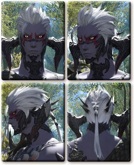Nemuko Ff14 アウラ男性の髪型