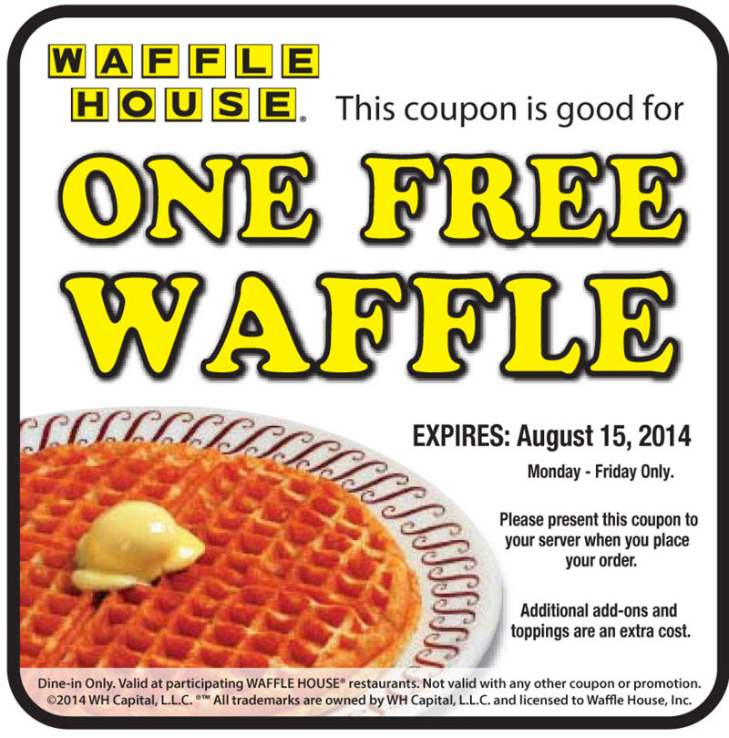 Free waffle in da Hoooouuuuse! (Waffle House) : freebies
