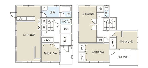 お子さんが3人いらっしゃるあなたへ 子供の成長に合わせて変化する子供部屋 奈良の新築
