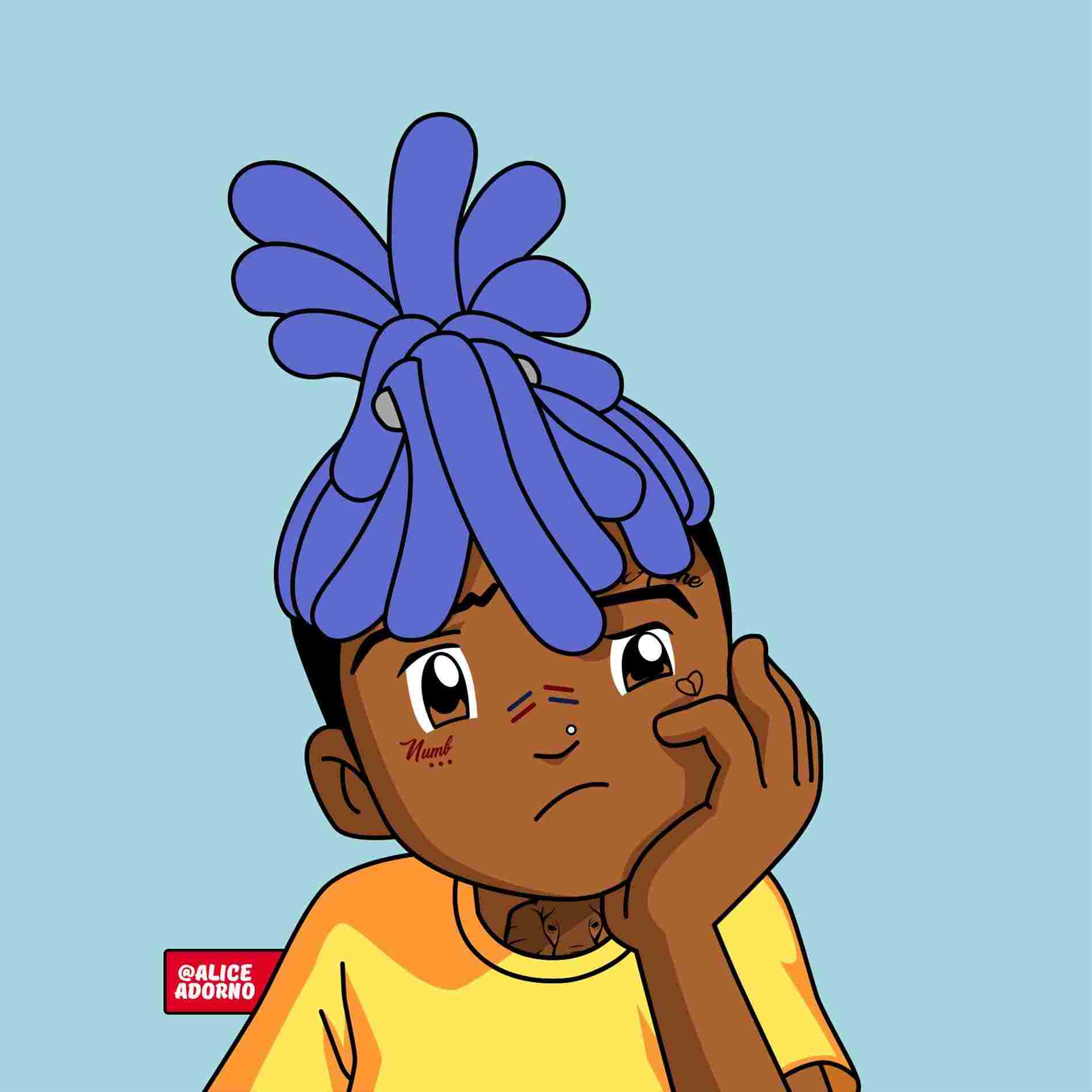 Artwork Juice Wrld Coloring Page - colouring mermaid