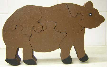 Brown Bear Puzzle