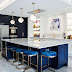 Navy Blue Kitchen Cabinets Ideas - Blue and white is a more popular solution for kitchens, which means that choosing blue and grey you’ll make your kitchen more catchy and unusual.