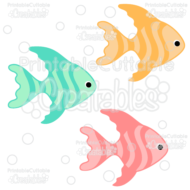 Download Tropical Fish Free SVG Cut File & Clipart