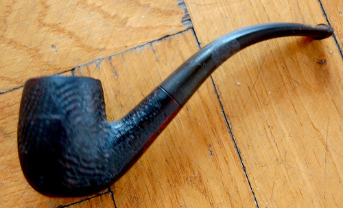 antique pipe blind