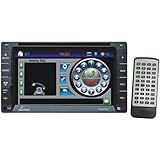 Lanzar SNV65I3D 6.5-Inch 2 x DIN In-Dash Touchscreen LCD Monitor with DVD/CD/MP3/MP4/SD/AM-FM/Bluetooth and GPS with USA/Canada/Mexico Maps