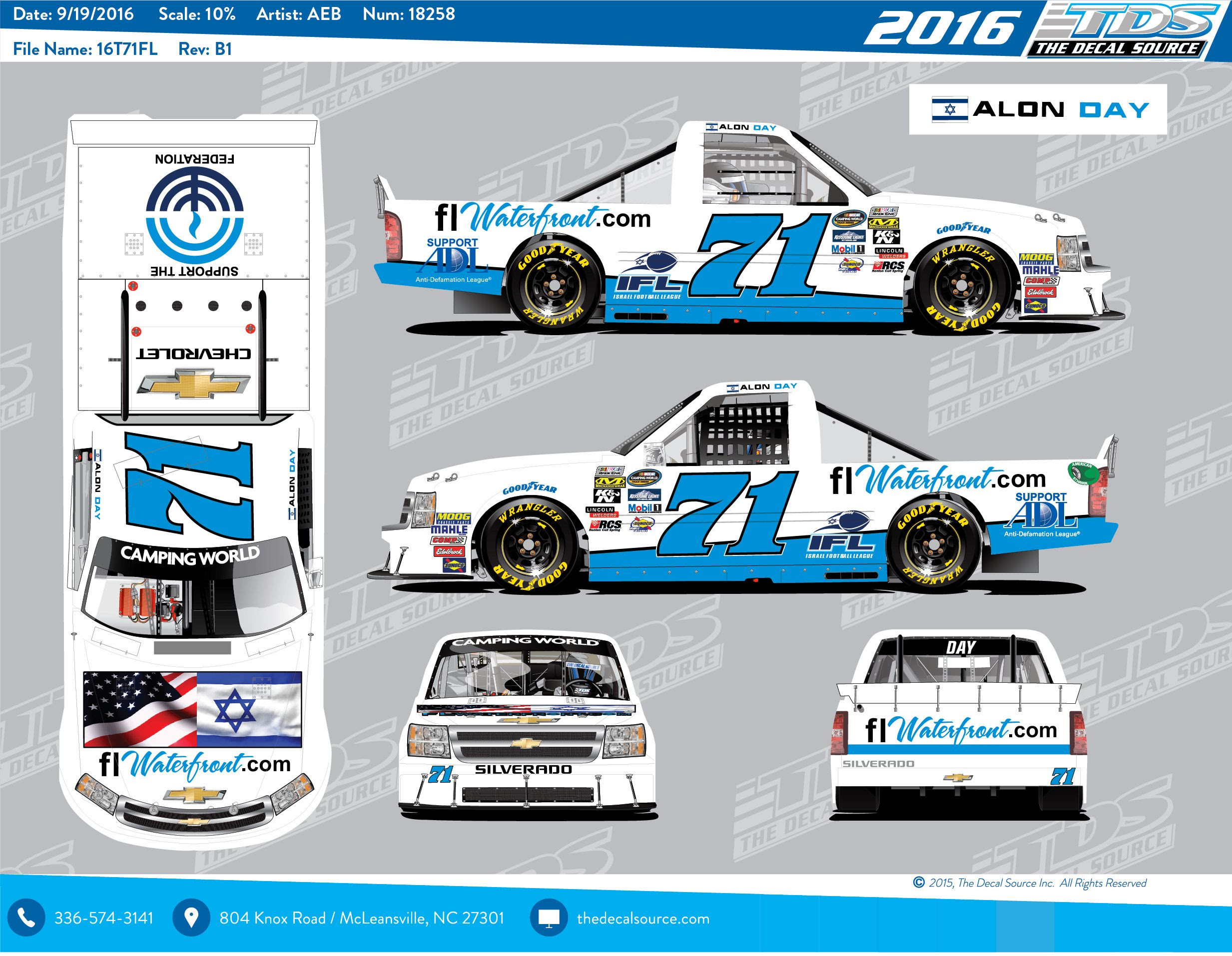 First Israeli Driver To Compete In Nascar Camping World Truck Series