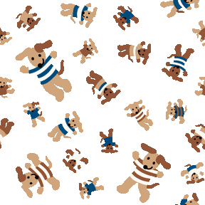 ワンちゃんボーダーシャツ No 324 シャツを着た犬の壁紙用イラスト 条件付フリー素材集 スマホなど携帯電話対応