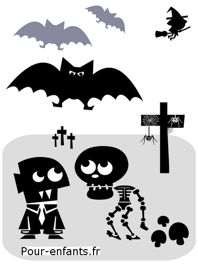 Halloween Poèmes enfants Dessin