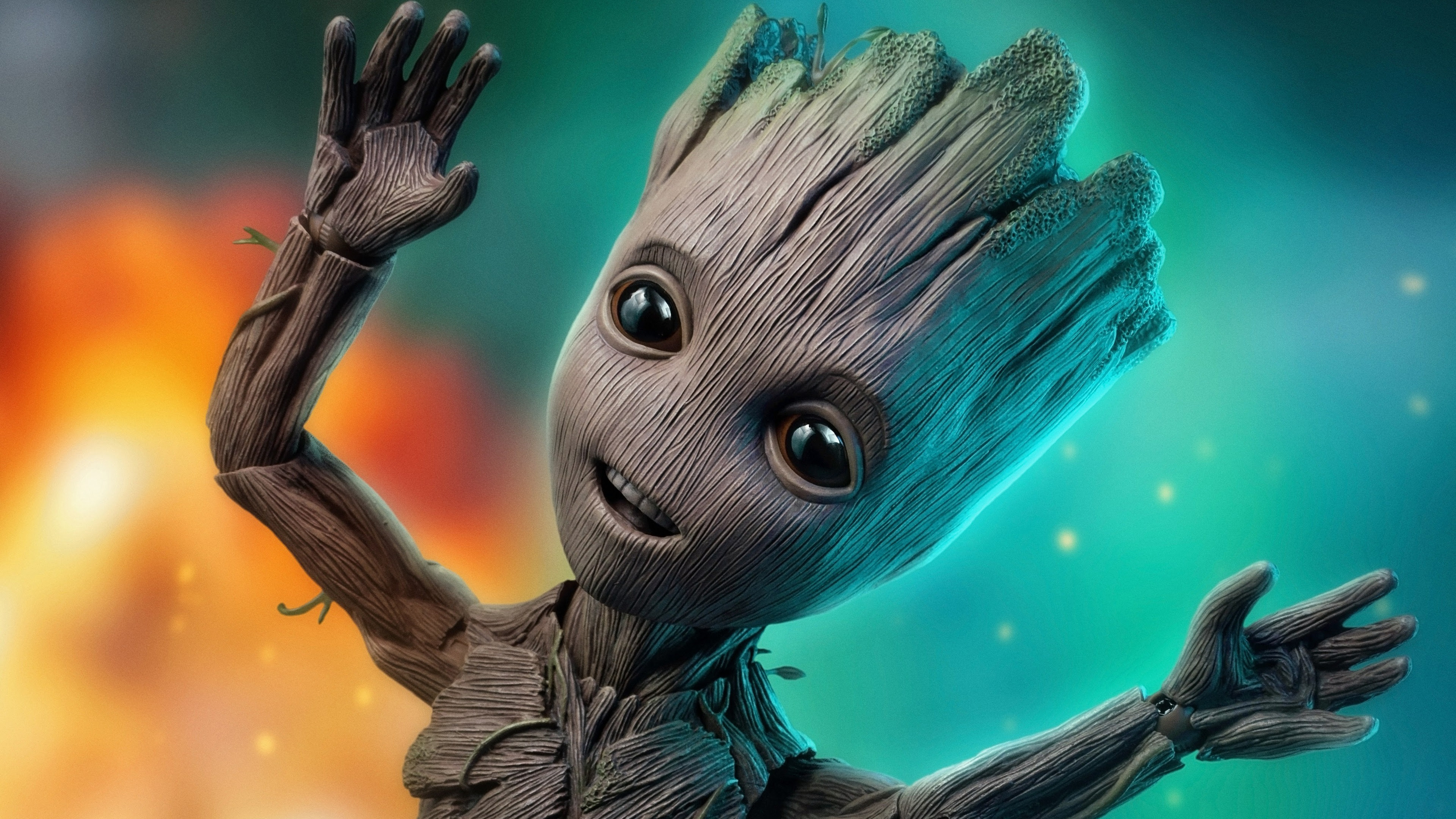 4K Baby Groot HD Background Wallpaper 41061 - Baltana