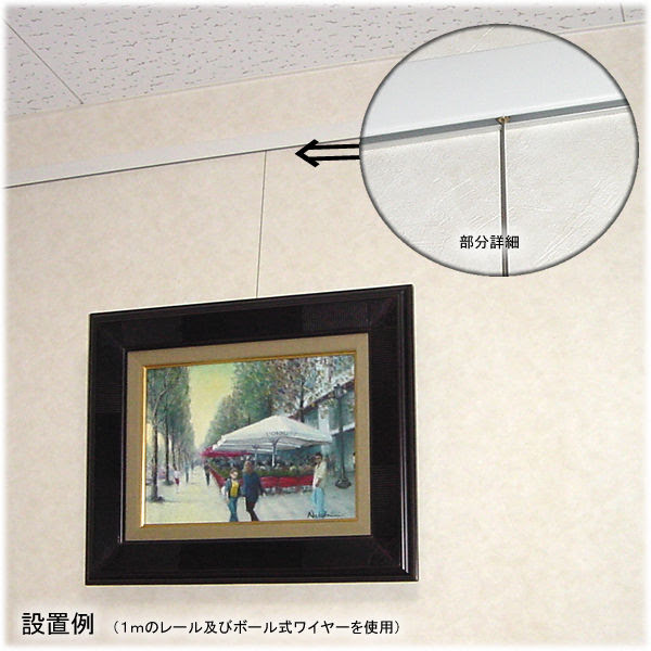 ピクチャーレール式 石膏ボード壁用 レールサン ｎｅｗｗｉｎｇ