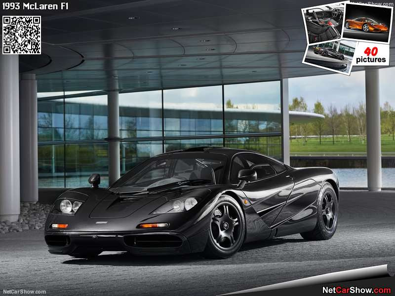McLaren F1 Black Car